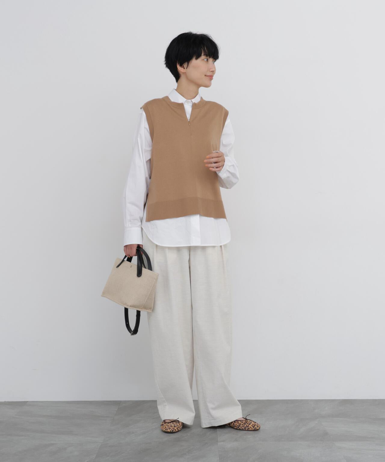高針距針織馬甲