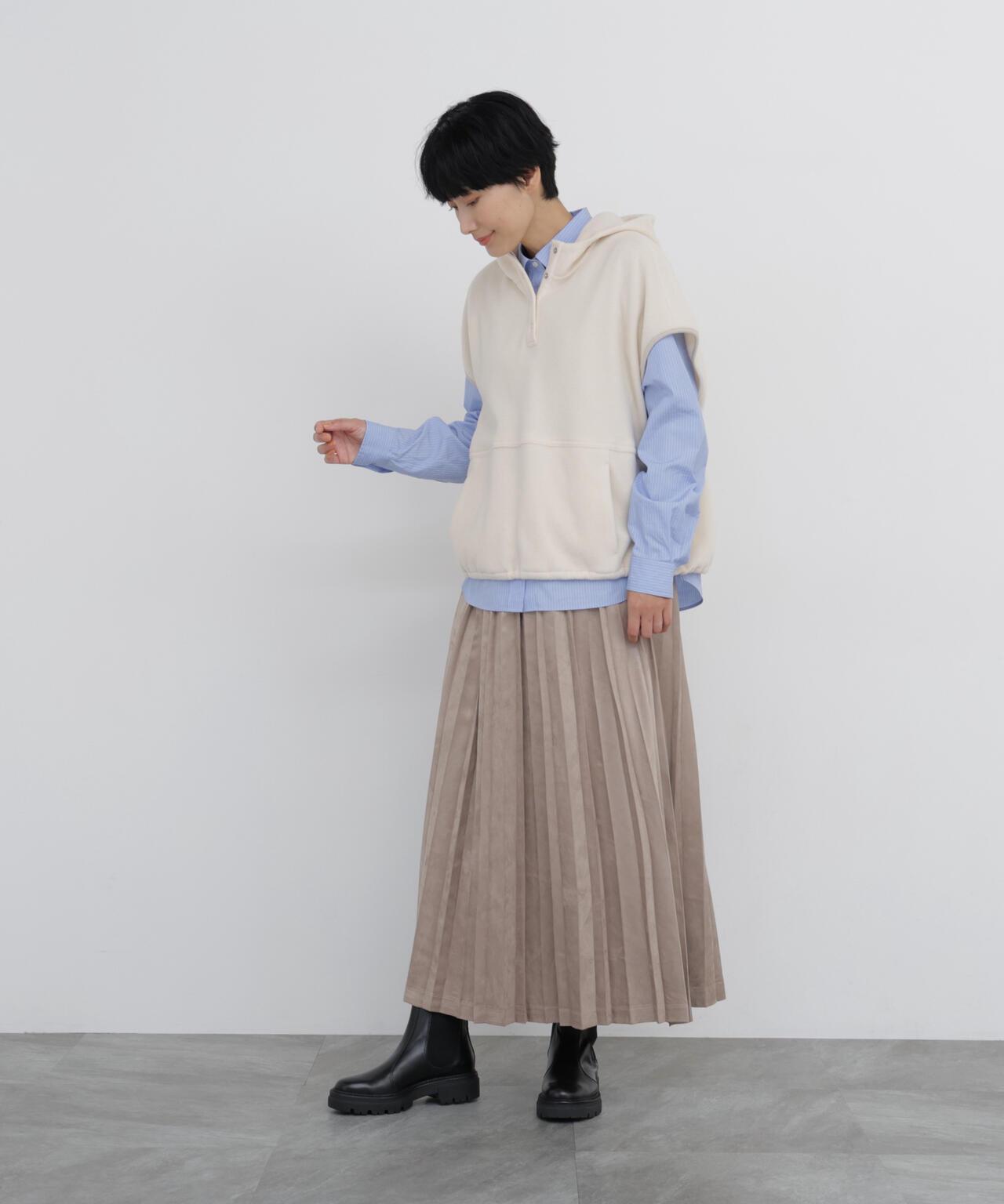 抓絨連帽馬甲