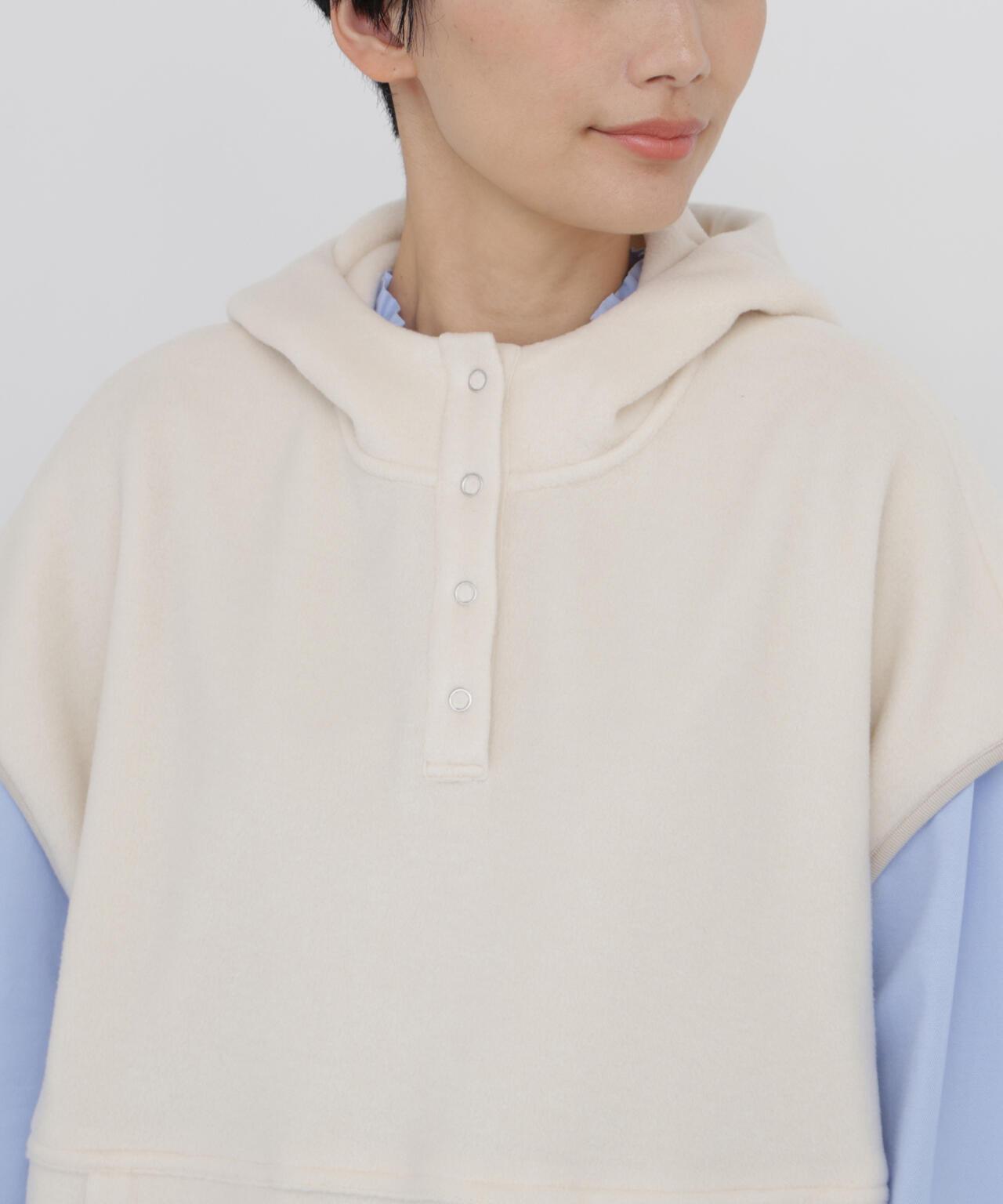 抓絨連帽馬甲