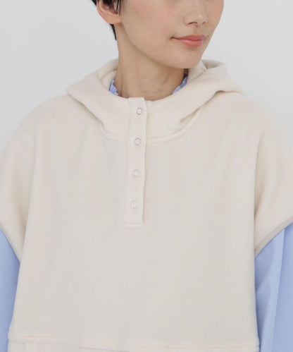 抓絨連帽馬甲
