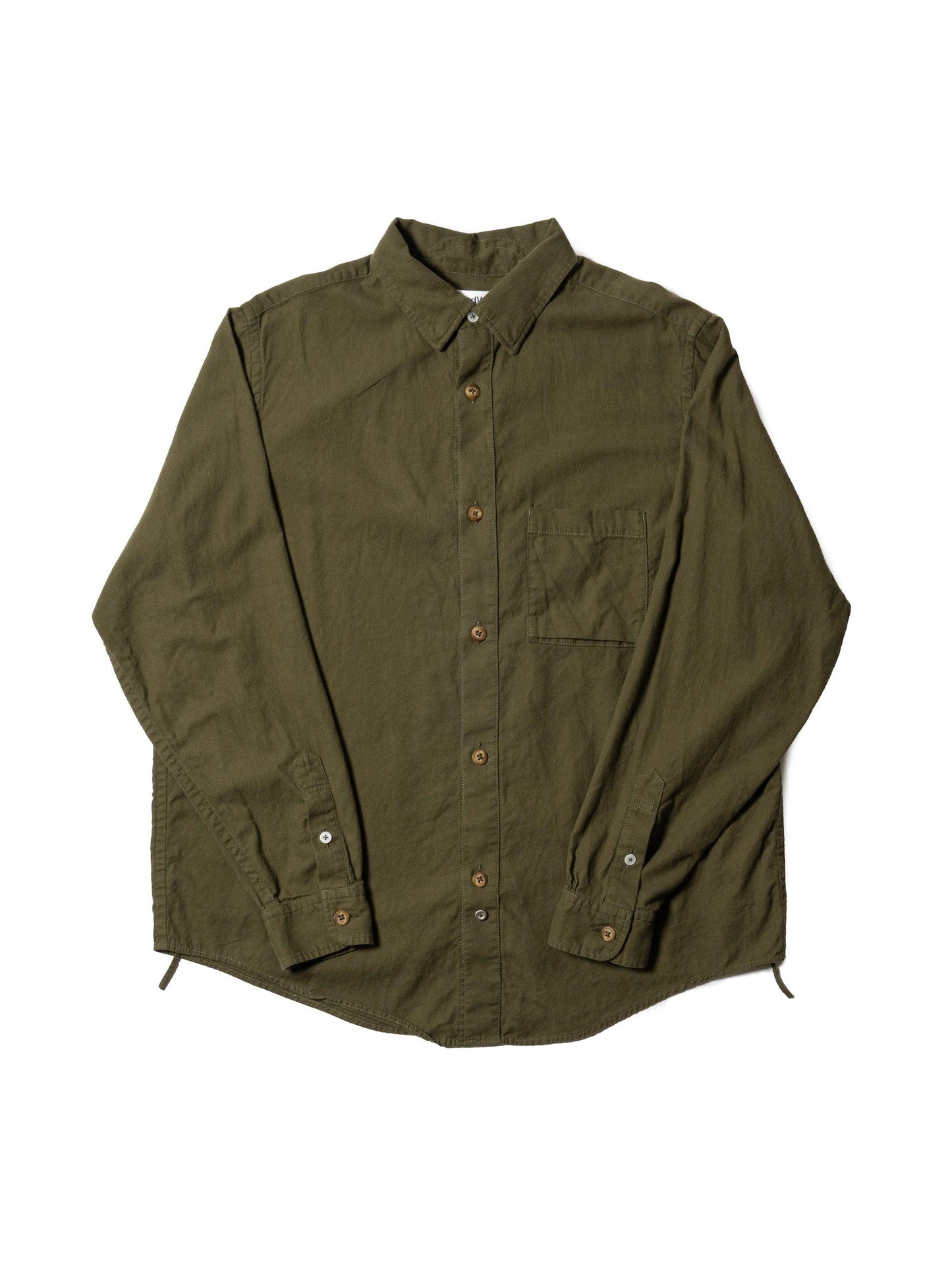 ORGANIZED B.D.SHIRT / COTTON PEACH SKIN TWILL 襯衫