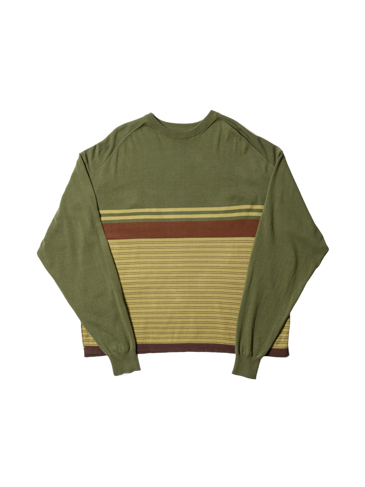 CRAFTED BORDER SWEATER /COTTON YARN 針織衫