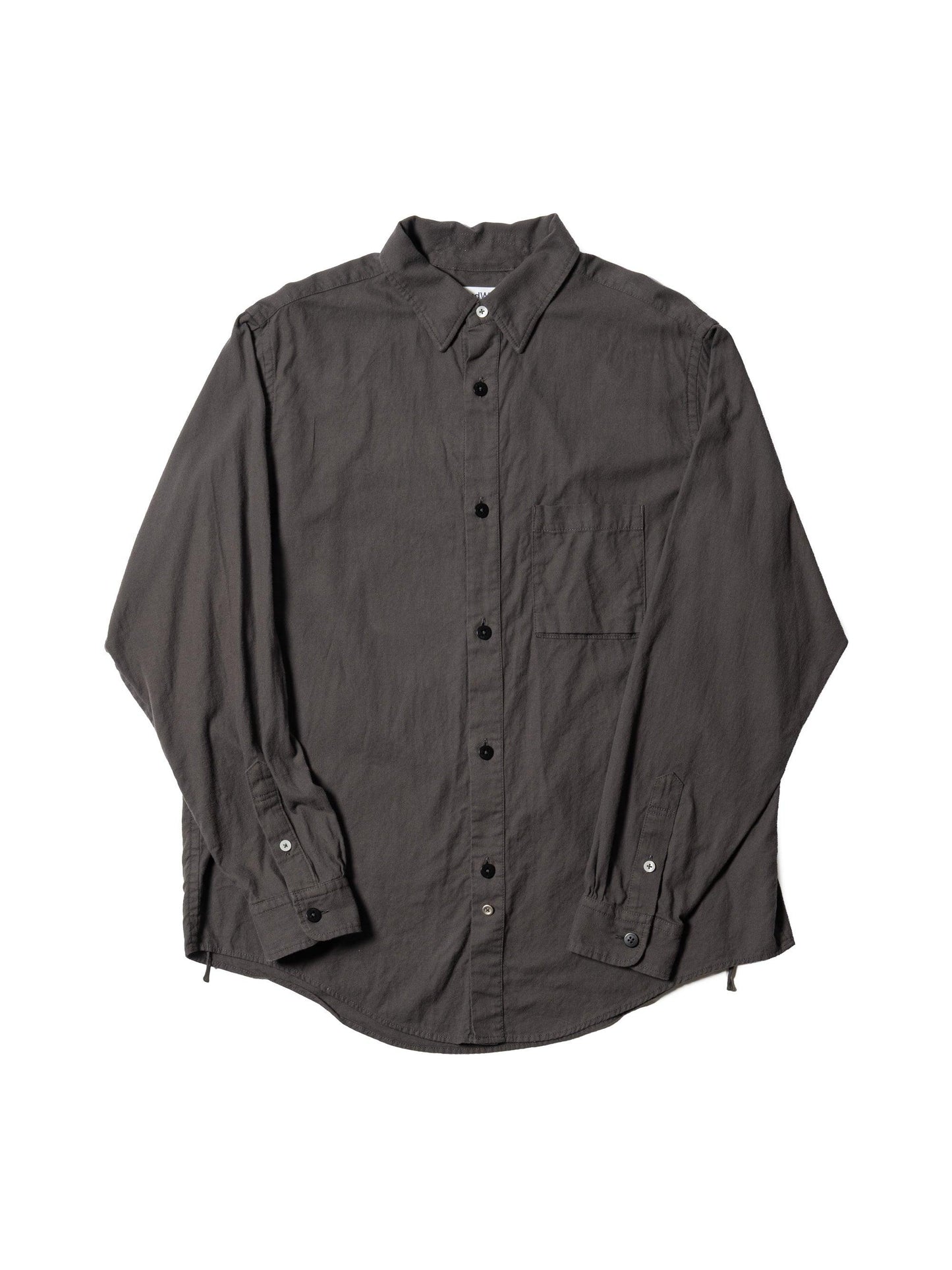 ORGANIZED B.D.SHIRT / COTTON PEACH SKIN TWILL 襯衫