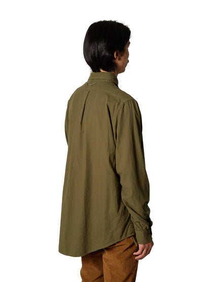 ORGANIZED B.D.SHIRT / COTTON PEACH SKIN TWILL 襯衫