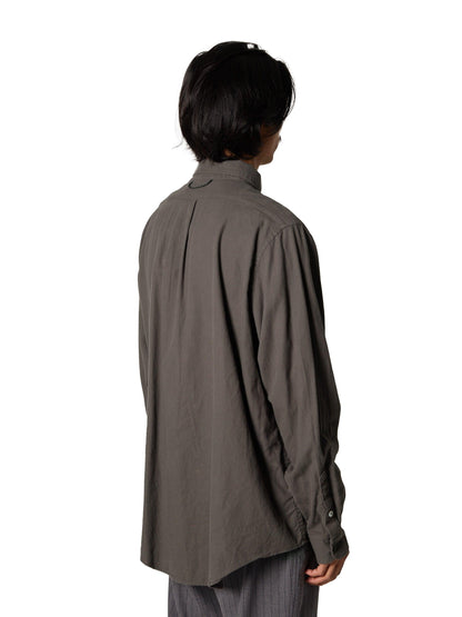 ORGANIZED B.D.SHIRT / COTTON PEACH SKIN TWILL 襯衫