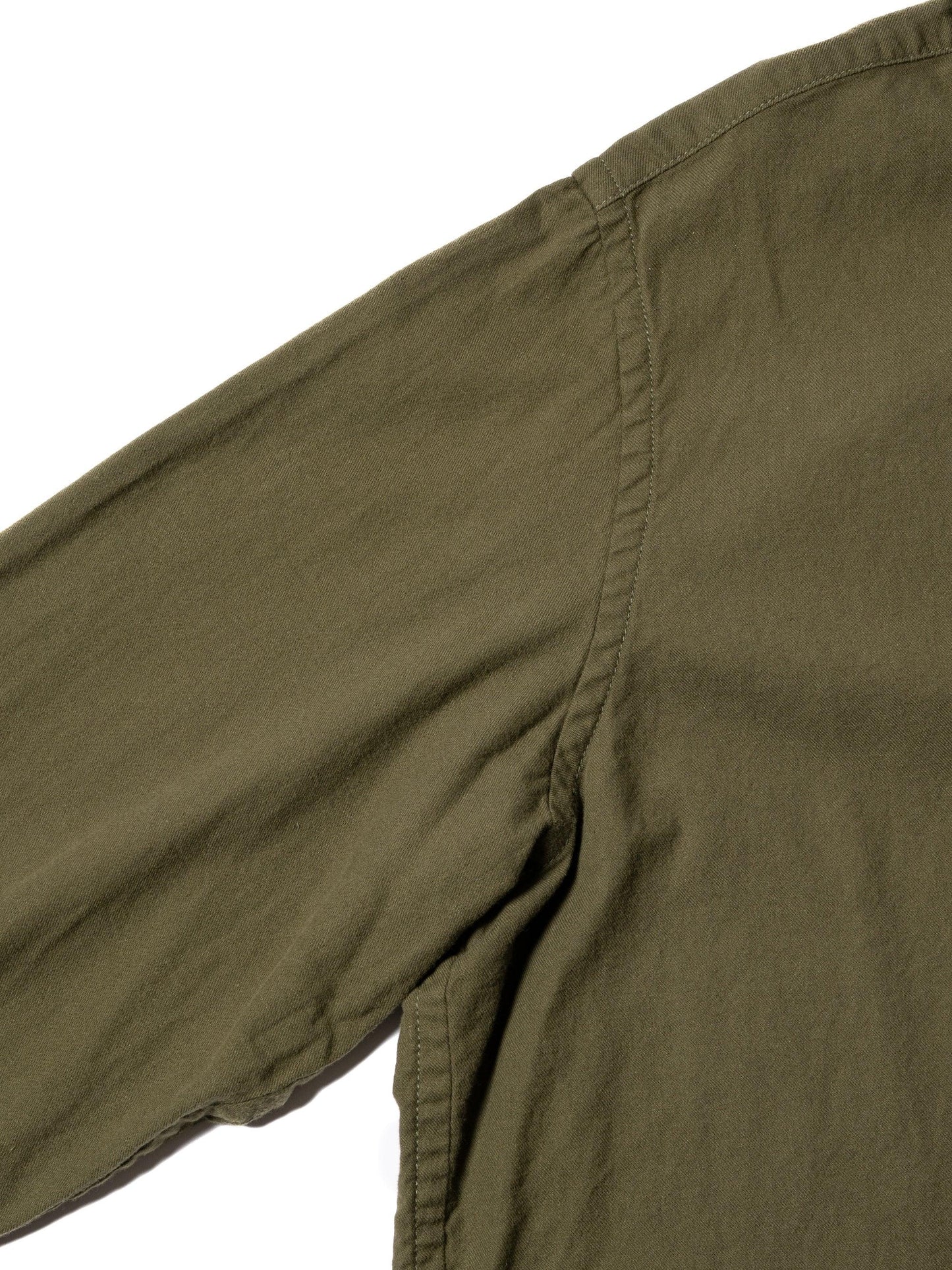 ORGANIZED B.D.SHIRT / COTTON PEACH SKIN TWILL 襯衫