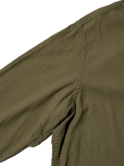 ORGANIZED B.D.SHIRT / COTTON PEACH SKIN TWILL 襯衫