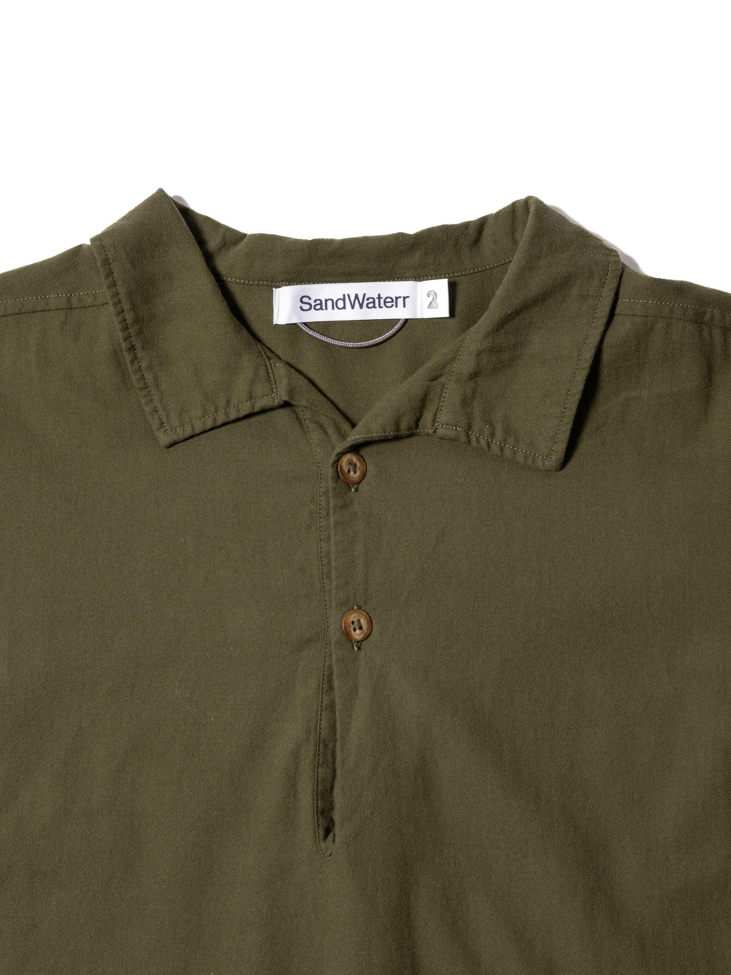 CRAFTED LONG PULLOVER COTTON PEACH SKIN TWILL 長款套頭衫