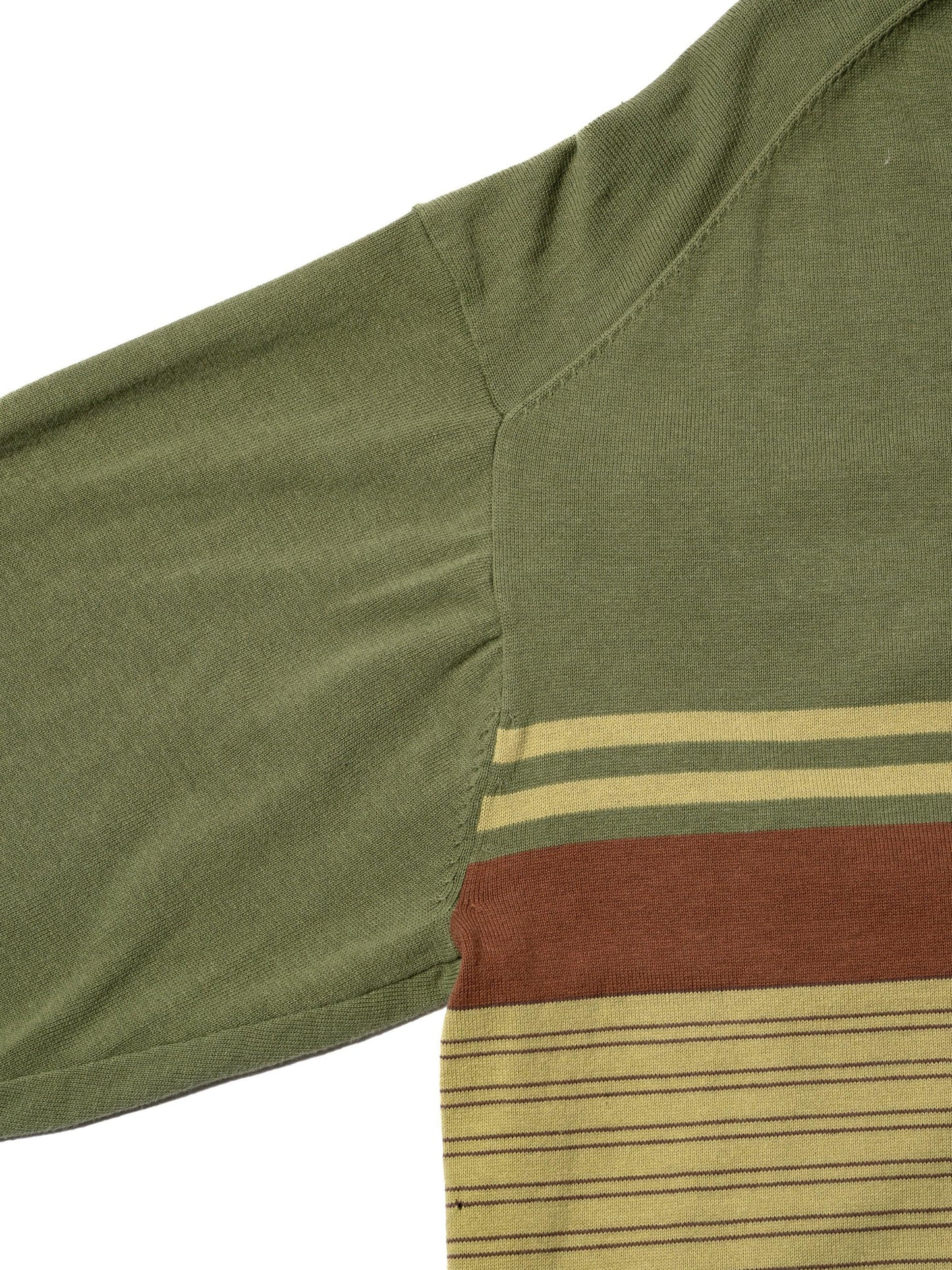 CRAFTED BORDER SWEATER /COTTON YARN 針織衫