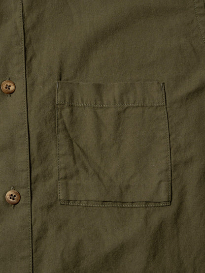 ORGANIZED B.D.SHIRT / COTTON PEACH SKIN TWILL 襯衫