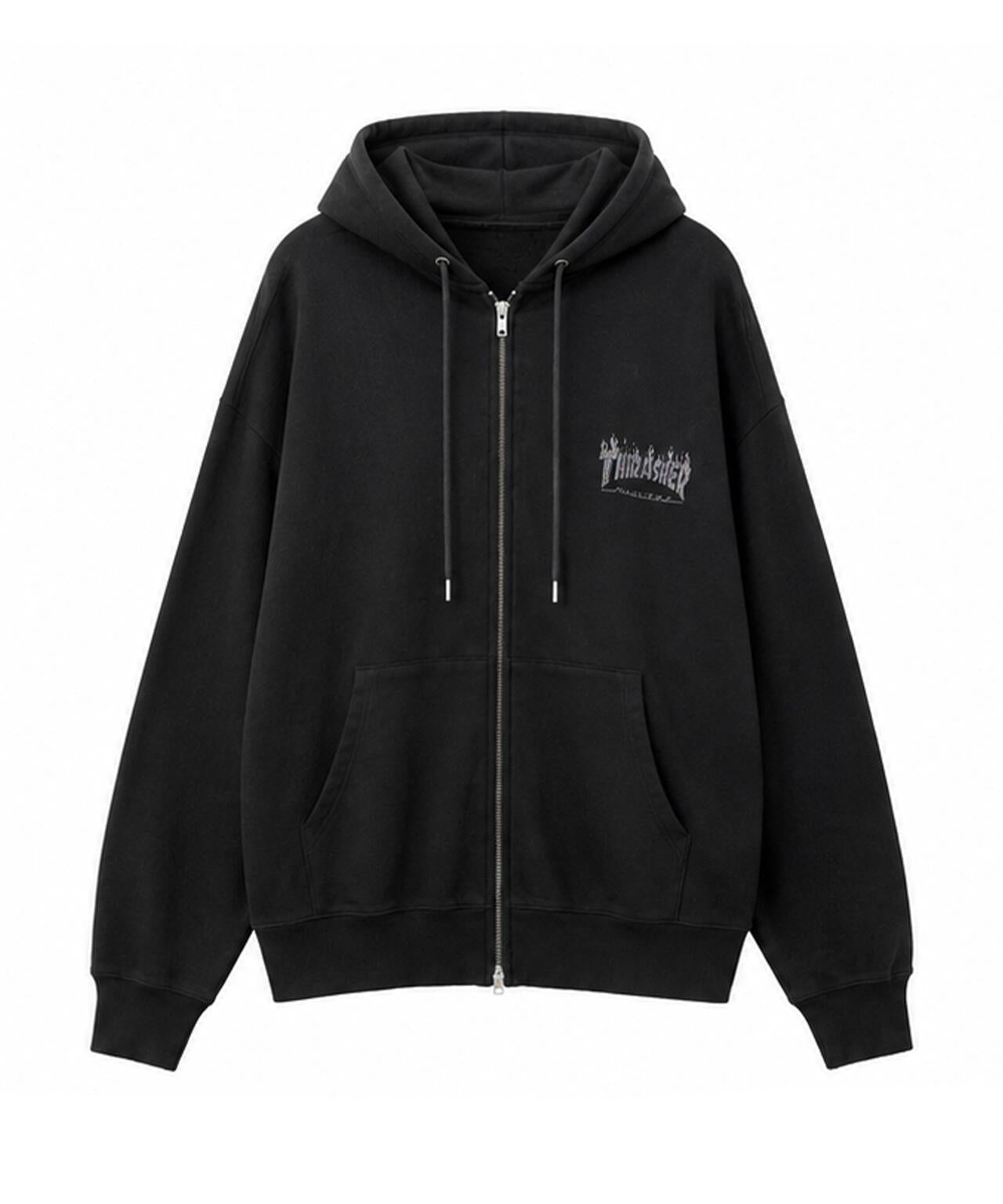 Thrasher/スラッシャー/LHP聯名 RHINESTONE HOODIE 萊茵石連帽衛衣