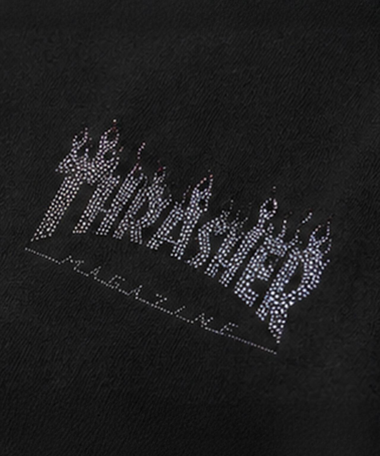 Thrasher/スラッシャー/LHP聯名 RHINESTONE HOODIE 萊茵石連帽衛衣