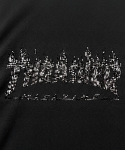 Thrasher/スラッシャー/LHP聯名 RHINESTONE HOODIE 萊茵石連帽衛衣