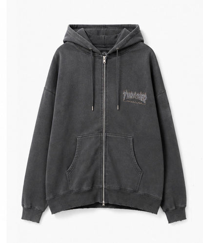 Thrasher/スラッシャー/LHP聯名 RHINESTONE HOODIE 萊茵石連帽衛衣