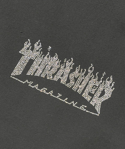 Thrasher/スラッシャー/LHP聯名 RHINESTONE HOODIE 萊茵石連帽衛衣