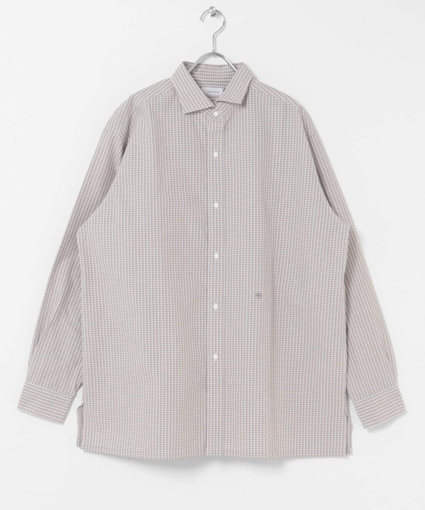 nanamica Micro Plaid Wind 襯衫