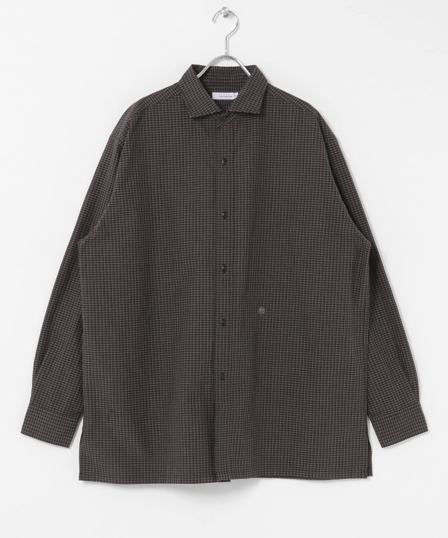 nanamica Micro Plaid Wind 襯衫