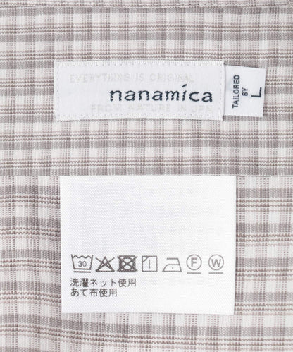 nanamica Micro Plaid Wind 襯衫