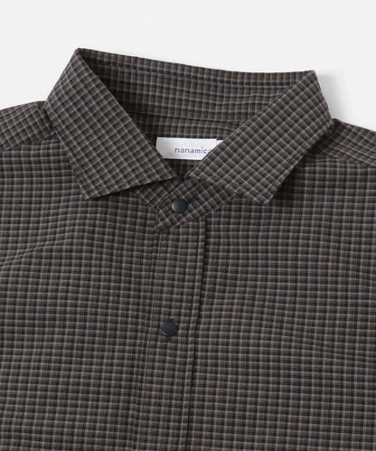 nanamica Micro Plaid Wind 襯衫