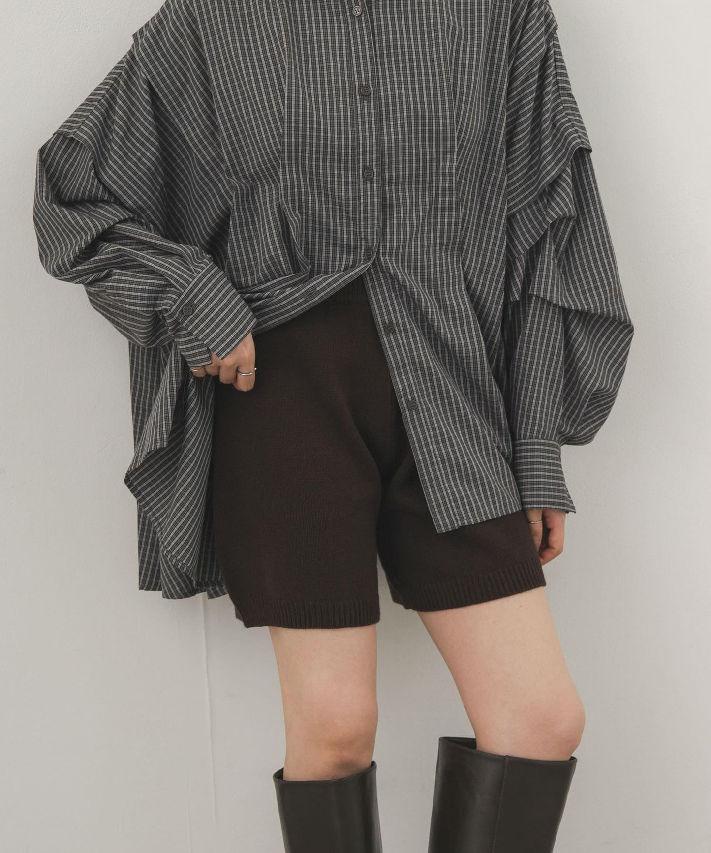 針織短褲