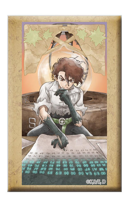 Dr.STONE（石紀元） 附支架方形徽章 SAI
