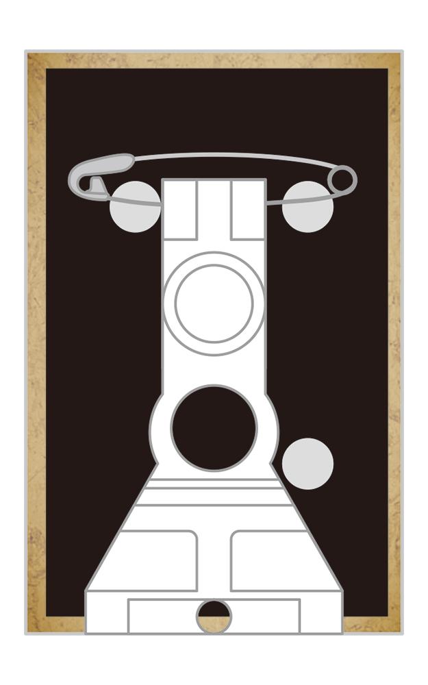 Dr.STONE（石紀元） 七海龍水 附支架方形徽章