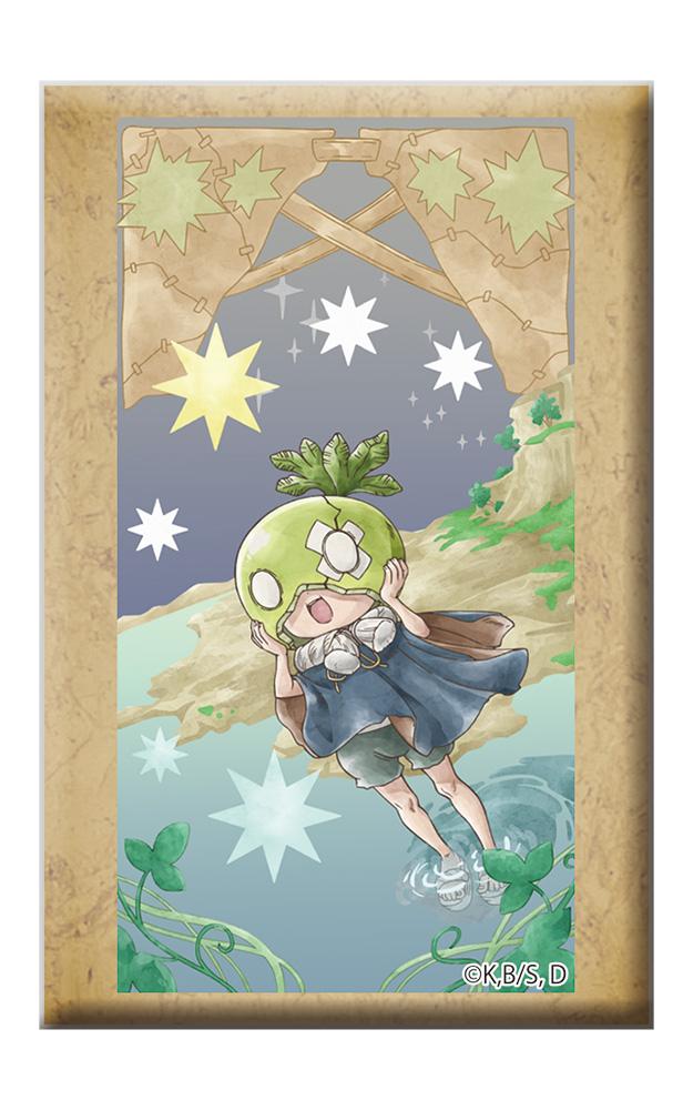 Dr.STONE（石紀元） 附支架方形徽章 西瓜