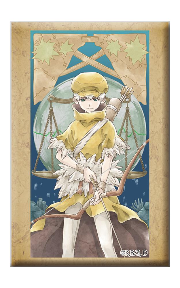 Dr.STONE（石紀元） 西園寺羽京 帶支架方形徽章