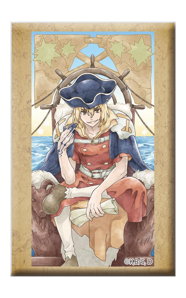 Dr.STONE（石紀元） 七海龍水 附支架方形徽章