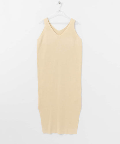 LAYERED KNIT ONE-PIECE 連衣裙