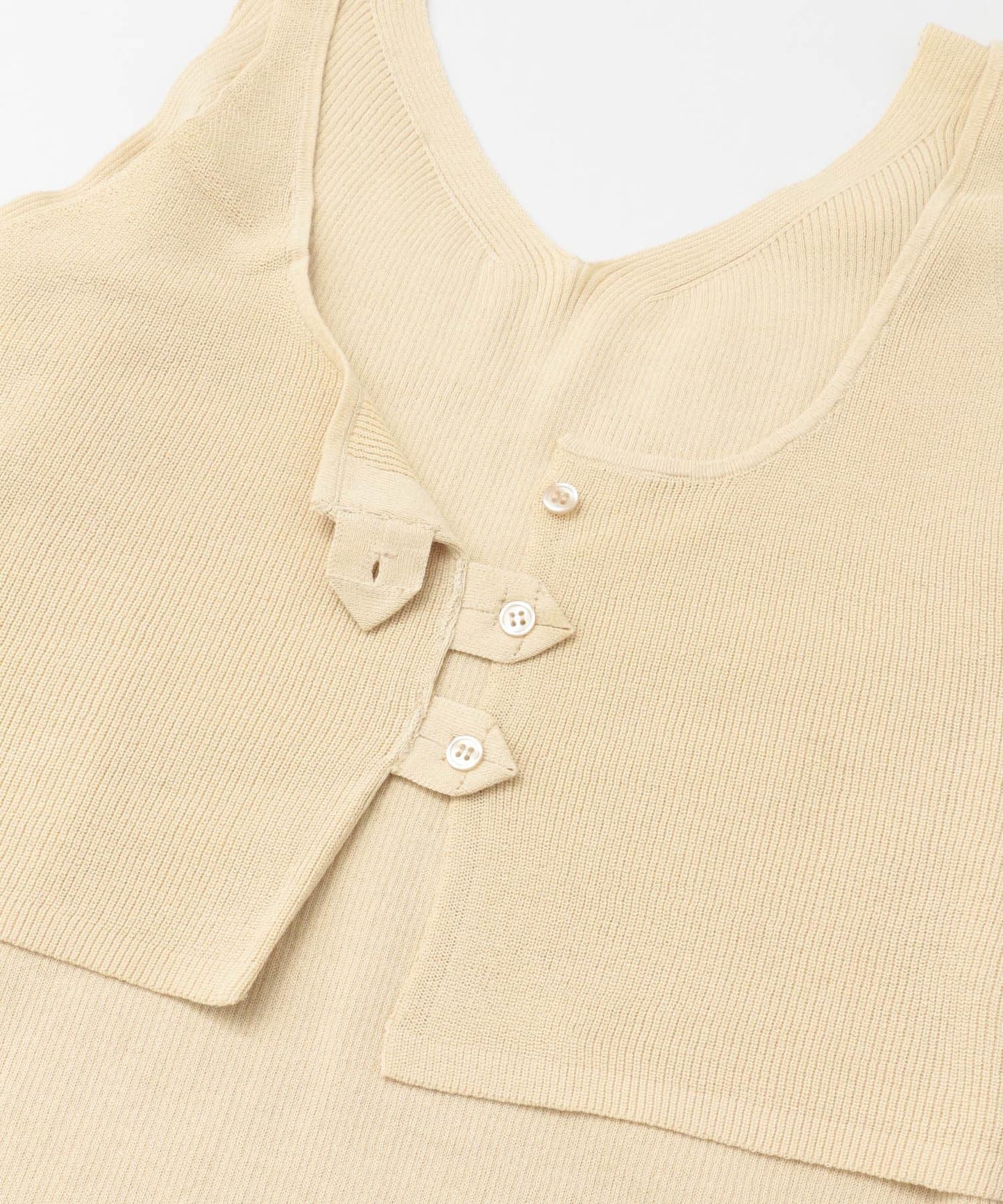 LAYERED KNIT ONE-PIECE 連衣裙