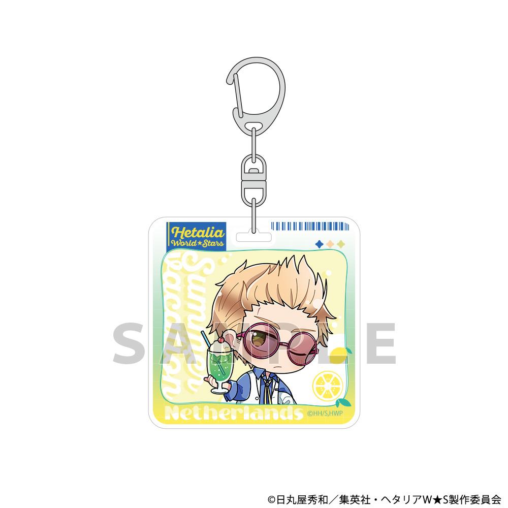 ヘタリア World★Stars（黑塔利亞 World★Stars） 荷蘭 暑假系列 亞克力鑰匙扣