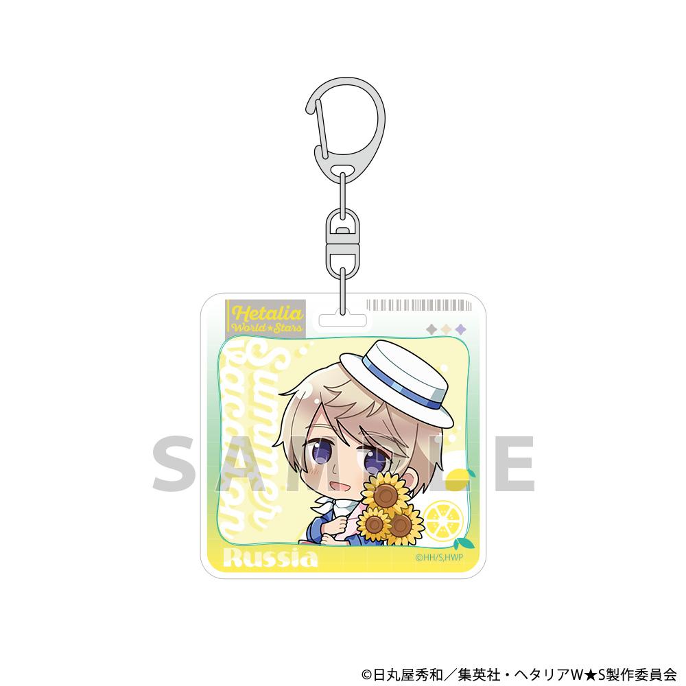 ヘタリア World★Stars（黑塔利亞 World★Stars） 俄羅斯 亞克力鑰匙扣 夏季假期款