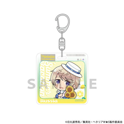 ヘタリア World★Stars（黑塔利亞 World★Stars） 俄羅斯 亞克力鑰匙扣 夏季假期款