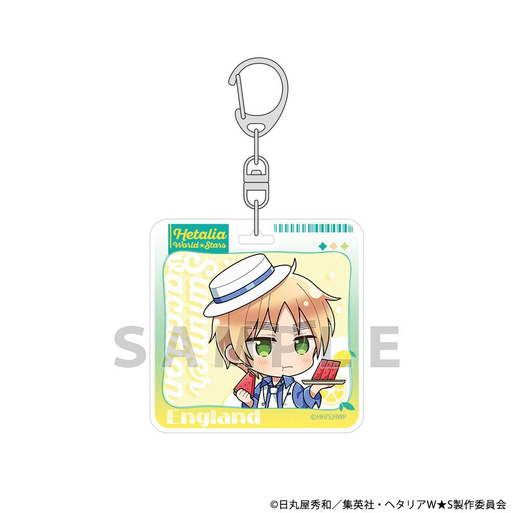 ヘタリア World★Stars（黑塔利亞 World★Stars） 亞克力鑰匙扣（英國／夏日假期）