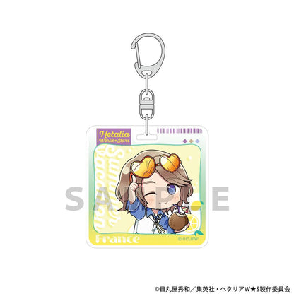 ヘタリア World★Stars 亞克力鑰匙扣 法國/夏日假期