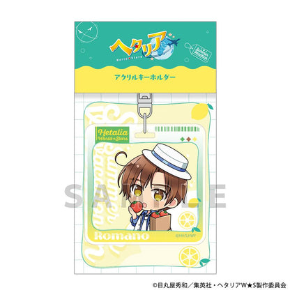 ヘタリア World★Stars（黑塔利亞 World★Stars） 亞克力鑰匙扣 羅維諾/夏日假期款
