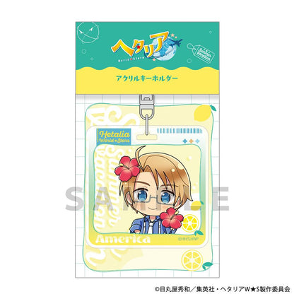 ヘタリア World★Stars 亞克力鑰匙扣（美國／夏日假期）