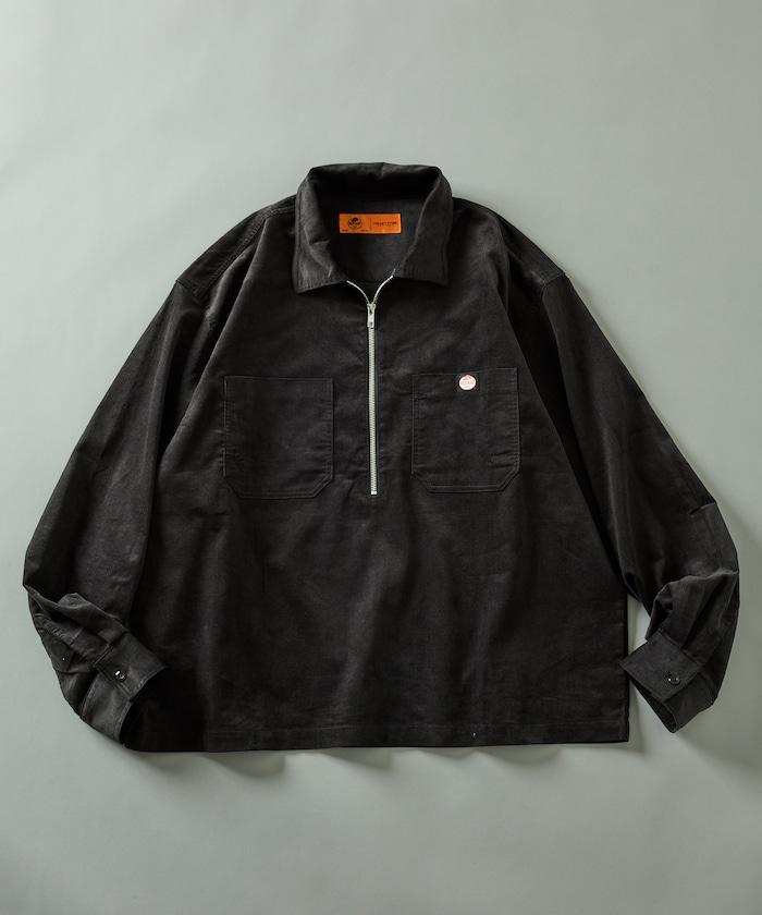 RED KAP × FREAK'S STORE 聯名 燈芯絨 半拉鍊套頭衫 長袖襯衫