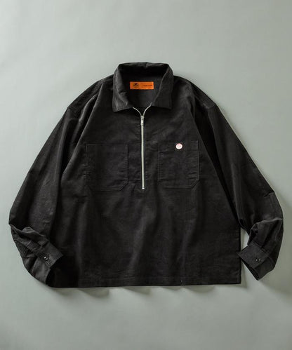 RED KAP × FREAK'S STORE 聯名 燈芯絨 半拉鍊套頭衫 長袖襯衫