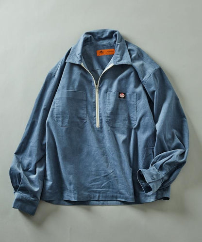 RED KAP × FREAK'S STORE 聯名 燈芯絨 半拉鍊套頭衫 長袖襯衫