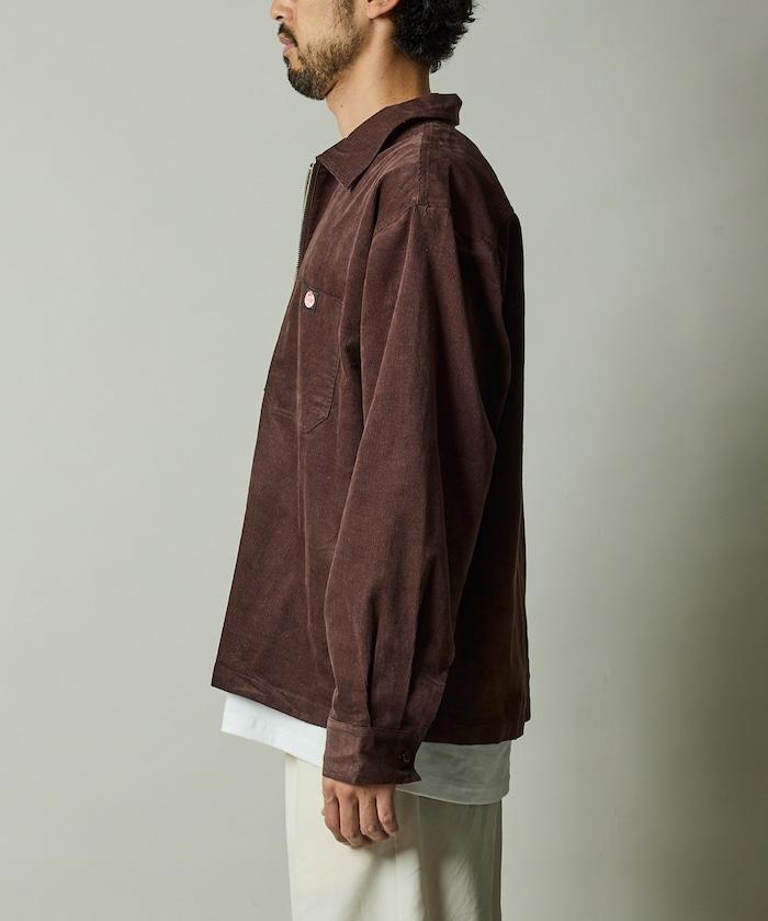 RED KAP × FREAK'S STORE 聯名 燈芯絨 半拉鍊套頭衫 長袖襯衫