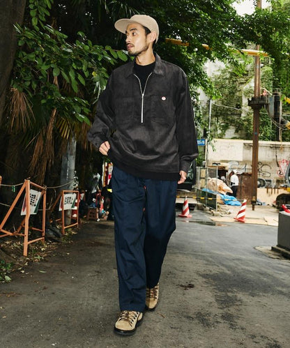 RED KAP × FREAK'S STORE 聯名 燈芯絨 半拉鍊套頭衫 長袖襯衫