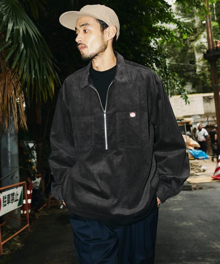RED KAP × FREAK'S STORE 聯名 燈芯絨 半拉鍊套頭衫 長袖襯衫