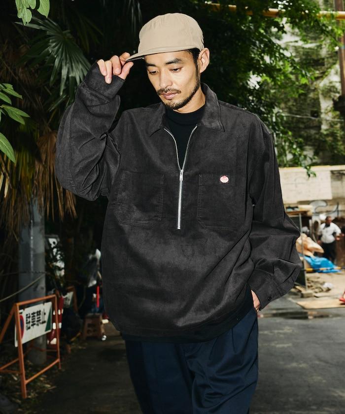 RED KAP × FREAK'S STORE 聯名 燈芯絨 半拉鍊套頭衫 長袖襯衫