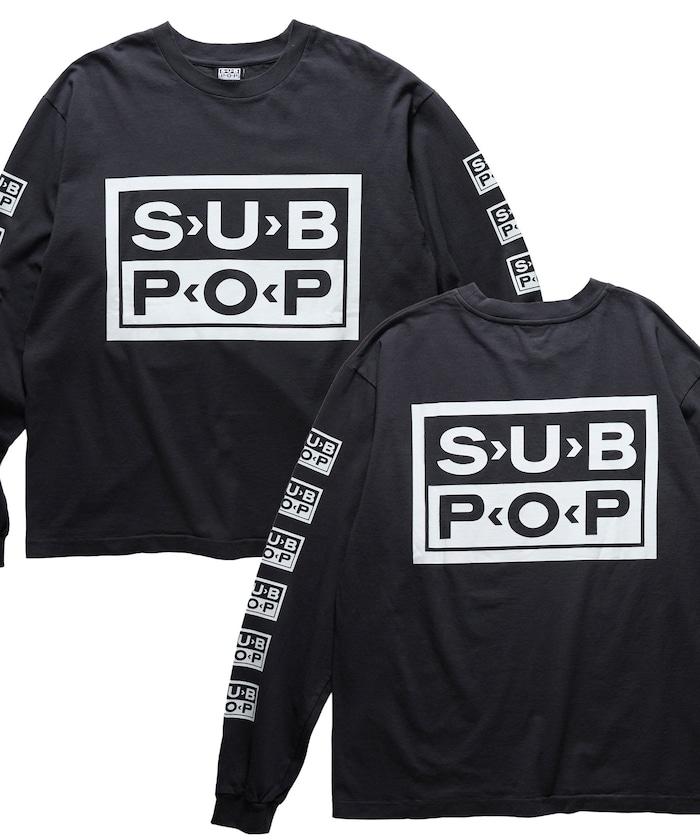 SUB POP LOGOS 長袖T恤