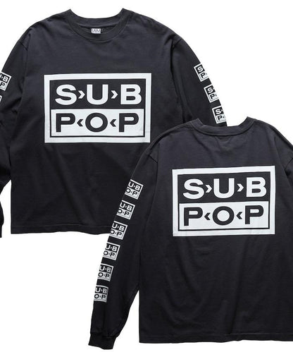 SUB POP LOGOS 長袖T恤