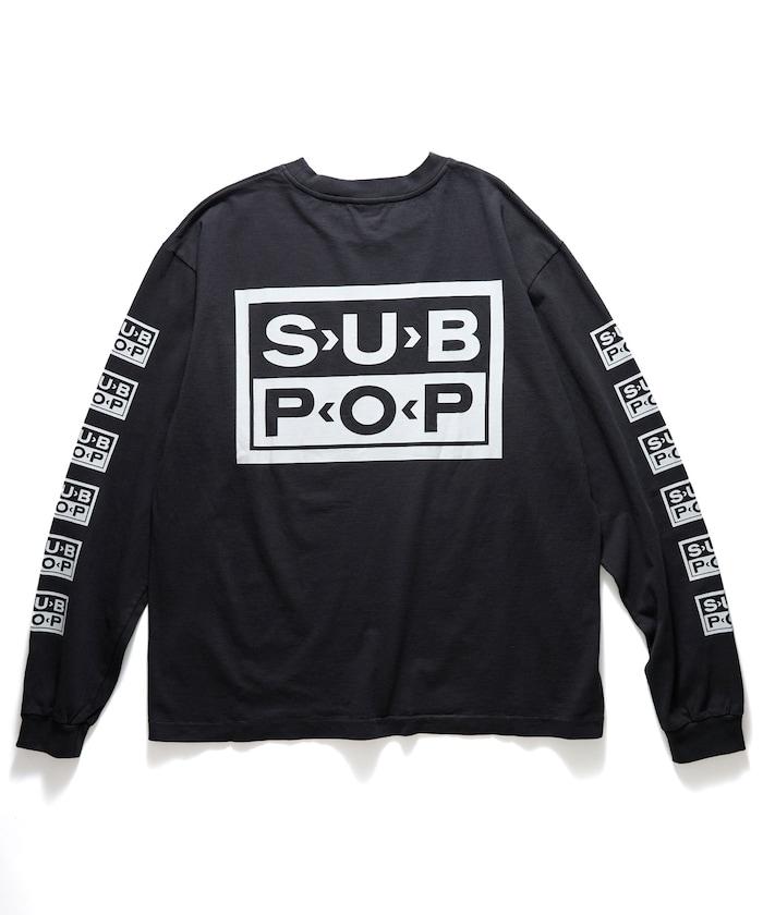 SUB POP LOGOS 長袖T恤