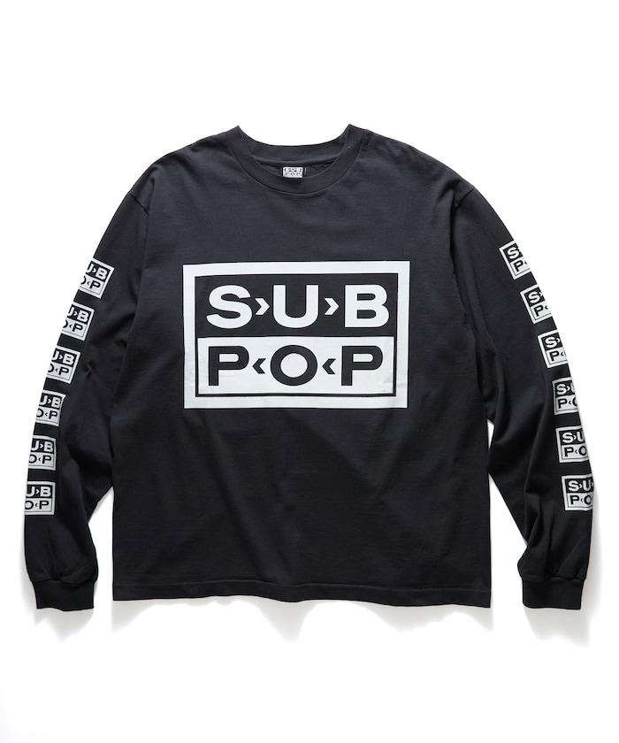 SUB POP LOGOS 長袖T恤