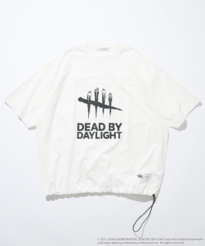 DEAD BY DAYLIGHT 聯名 大Logo 下襬抽繩 橄欖球T恤